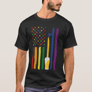 Camiseta Craft Beer Bandera Americana Estados Unidos Patrió