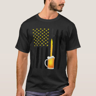 Camiseta Craft Beer Bandera Americana USA 4 De Julio Cervec