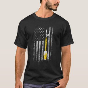 Camiseta Craft Beer Bandera Estadounidense Usa Cervecería 4