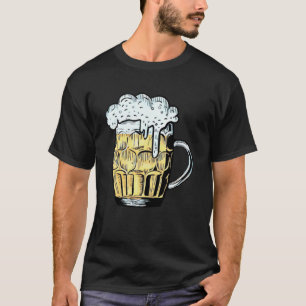 Camiseta Craft Beer Beer Mug Beer Glass Vintage Retro