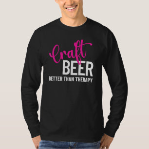 Camiseta Craft Beer Better than Therapy Group Mating