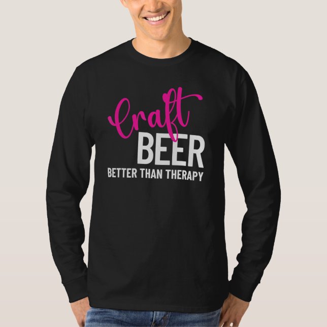 Camiseta Craft Beer Better than Therapy Group Mating (Anverso)