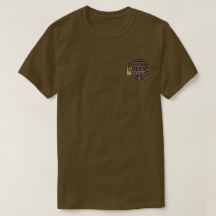 Camiseta Craft Beer Brewer Brewer Wood Grain Look