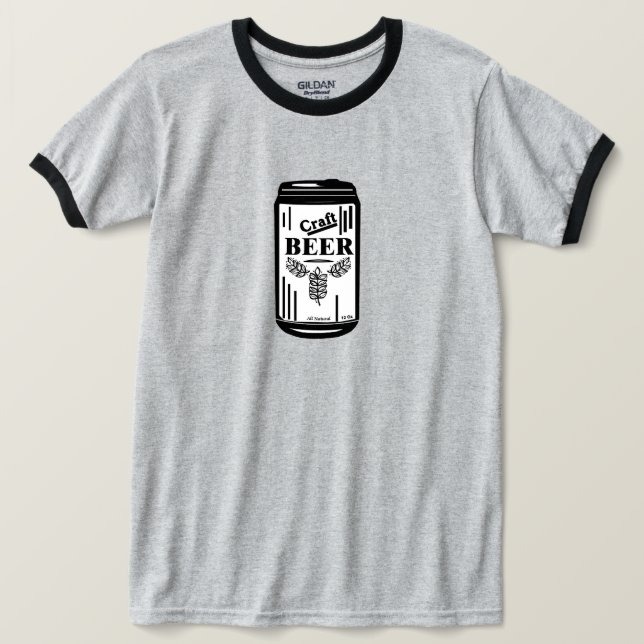 Camiseta Craft Beer Can (Anverso del diseño)