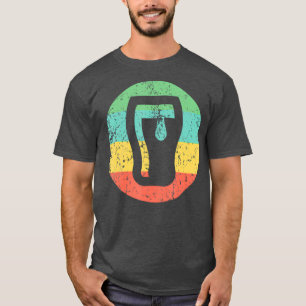 Camiseta Craft Beer Drinker Retro Beer Glass