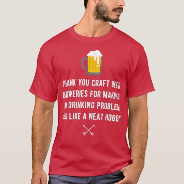 Camiseta Craft Beer Festival de la bebida divertido Papá (Anverso)