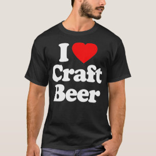 Camiseta Craft Beer Love Heart Gracioso Regalo de cumpleaño