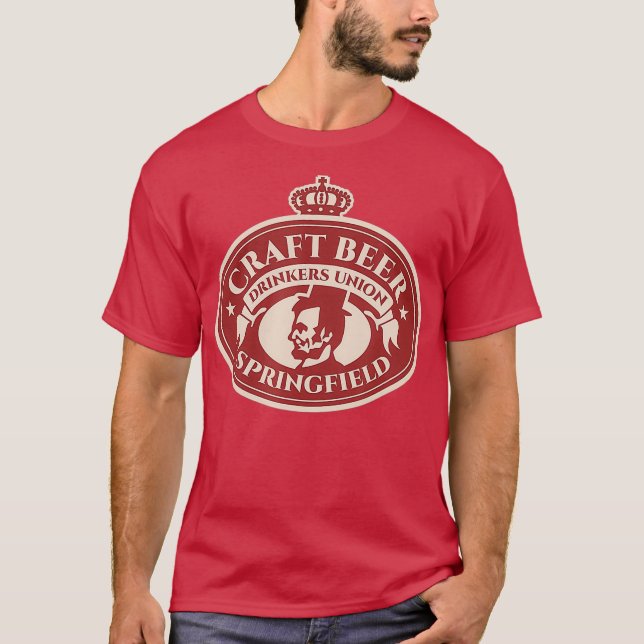 Camiseta Craft Beer Lover - Springfield Illinois (Anverso)