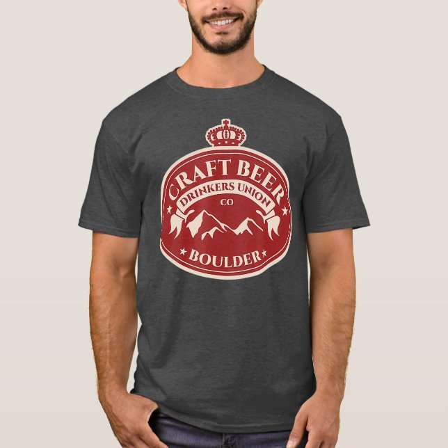 Camiseta Craft Beer Lovers Boulder Colorado (Anverso)