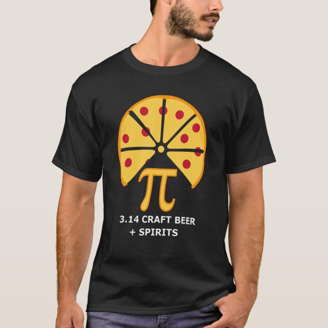Camiseta Craft Beer Pi Gracioso Regalo Matemático Para Nerd (Anverso)