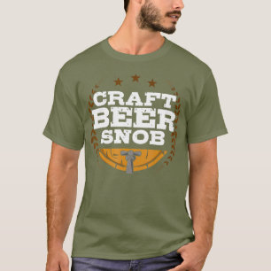 Camiseta Craft Beer Snob Funny Craft Beer