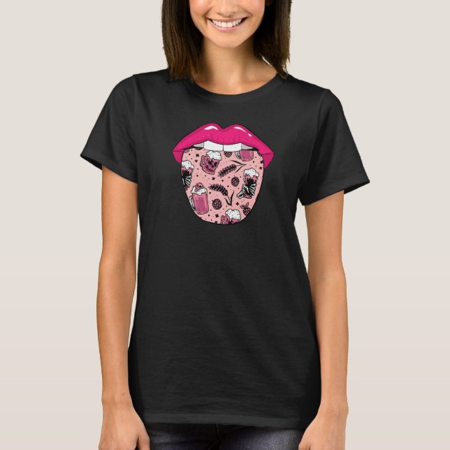Camiseta Craft Beer Tongue Brewer Hogar Microbrea Hogar (Anverso)