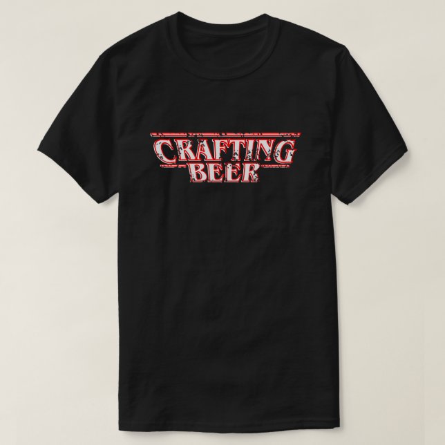 Camiseta Crafting Beer (Diseño del anverso)