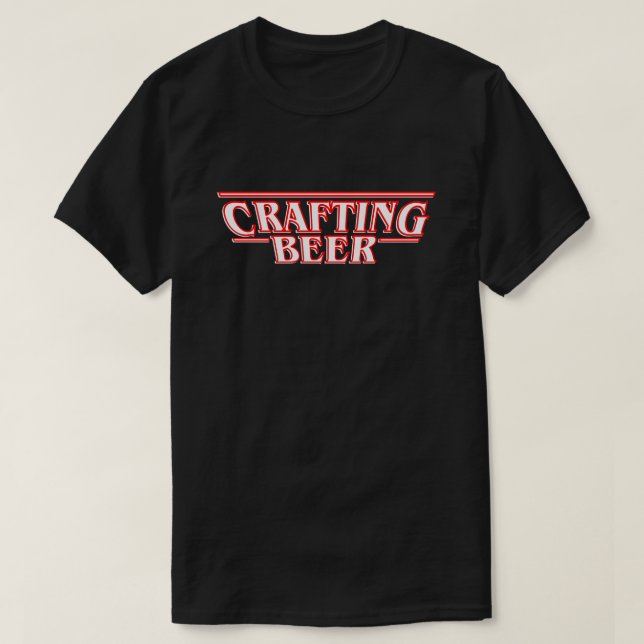 Camiseta Crafting Beer (Diseño del anverso)