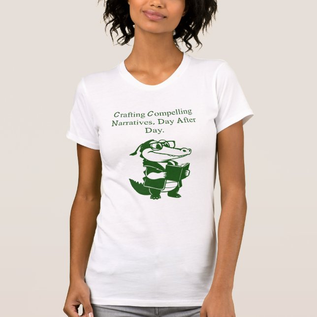 Camiseta Crafting Compelling Narratives Writer Design (Anverso)