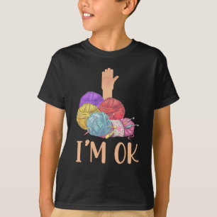 Camiseta Crafting Crochet adicta a la tía Yarn Lover