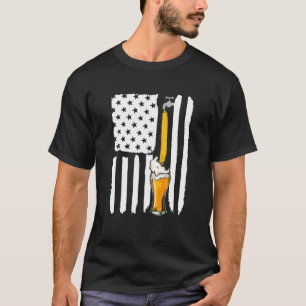 Camiseta Crafts Beer Bandera Estadounidense 4 De Julio Alc