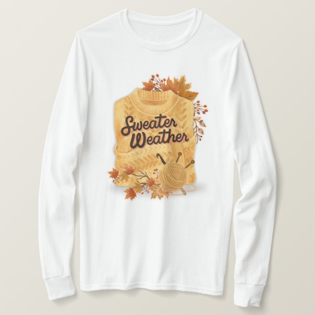 Camiseta Crafty Cosy Sweet Weather (Anverso del diseño)