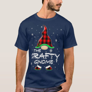 Camiseta Crafty Gnome Buffalo Plaid Mateo Familia Christine