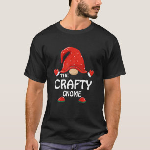Camiseta Crafty Gnome Navidades divertidos coincidiendo con