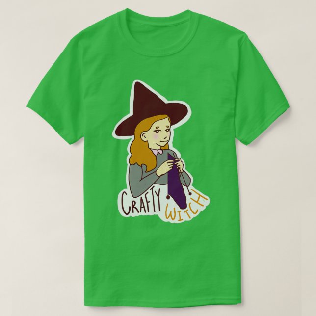 Camiseta Crafty Witch (Diseño del anverso)