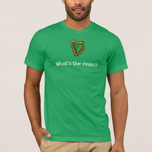 Camiseta Craic green tee (Anverso)