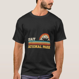 Camiseta Crait Parque Nacional Montañas Árboles Sol Camg Se