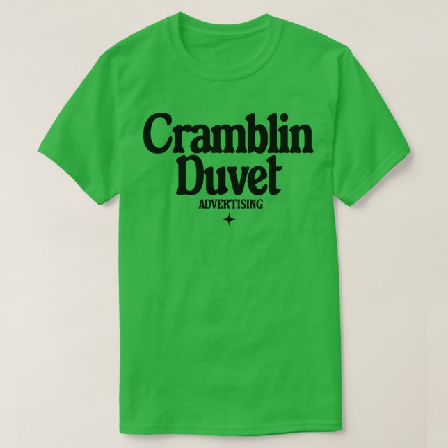 Camiseta Cramblin Duvet Advertising (Diseño del anverso)