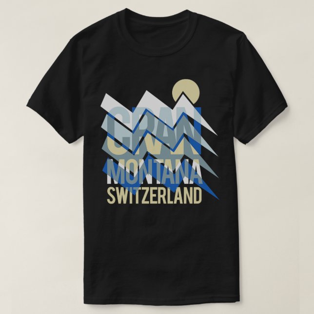 Camiseta cran montana (Diseño del anverso)