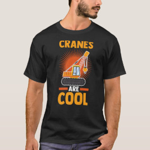 Camiseta Cran, Trabajador de Construcción de la Excavadora 