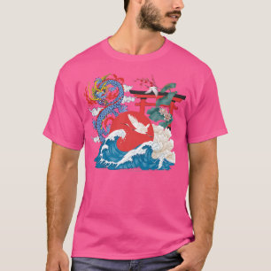 Camiseta Crana japonesa Dragon Torii Premium 