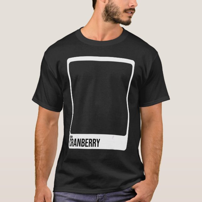 Camiseta Cranberry Paint Swatch Costume Family Group Hallow (Anverso)