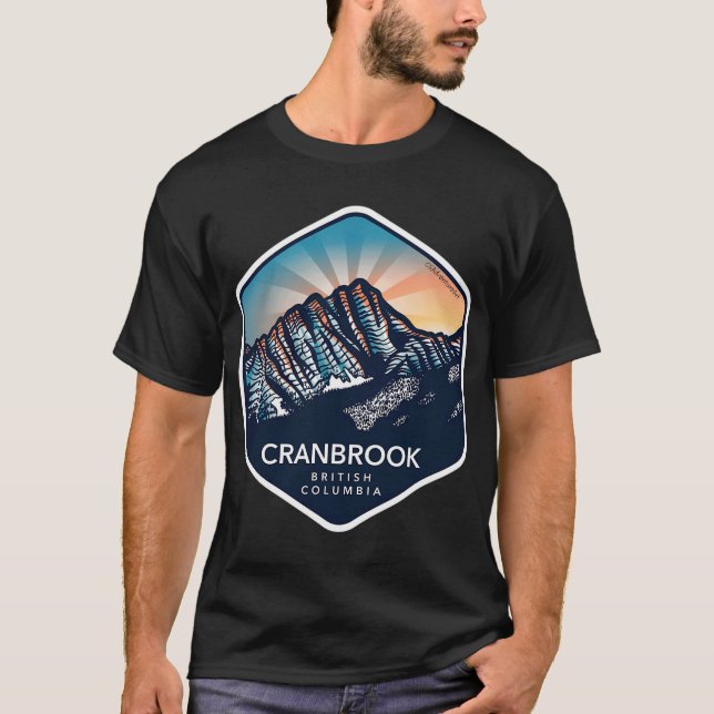 Camiseta Cranbrook, Columbia Británica, Canadá (Anverso)