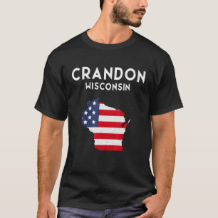 Camiseta Crandon Wisconsin Estados Unidos Estados Unidos Wi