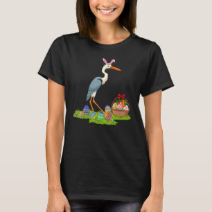 Camiseta Crane Bird Easter Egg Caza Bunny Crane Easter S