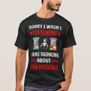 Camiseta Crane De Máquina De Cuchillas Sin Escuchar