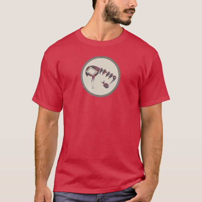 Camiseta Crane Eating Fish (Anverso)