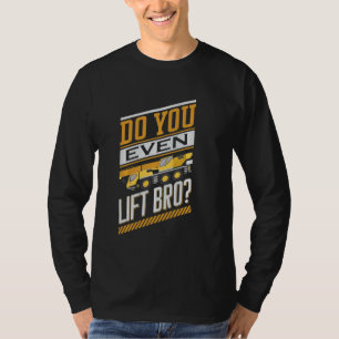 Camiseta Crane, ¿Hasta Levanta La Grúa Del Lugar De Constru