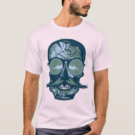 Camiseta crane_lunette_de_soeil_ronde_tete_de_mort_hipster_