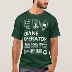 Camiseta Crane Operator Funny Gift