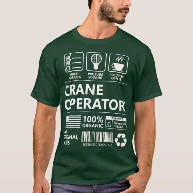 Camiseta Crane Operator Funny Gift (Anverso)