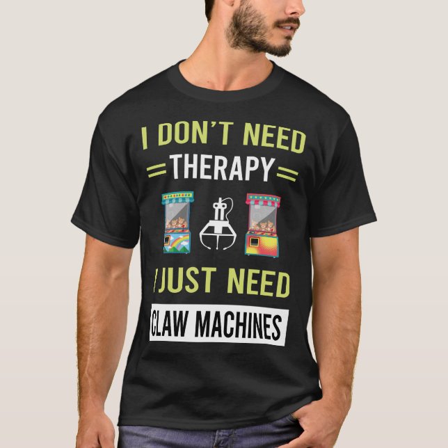 Camiseta Crane Therapy Claw Machine (Anverso)