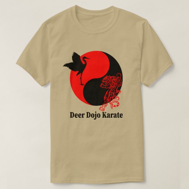 Camiseta Crane Tiger - Dojo de venado (Diseño del anverso)