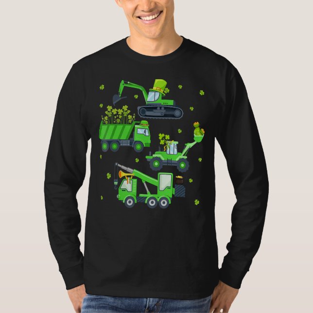 Camiseta Crane Truck Construcción Niños pequeños Niños St P (Anverso)