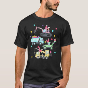 Camiseta Crane Truck Construction Funny Día de Pascua Niño