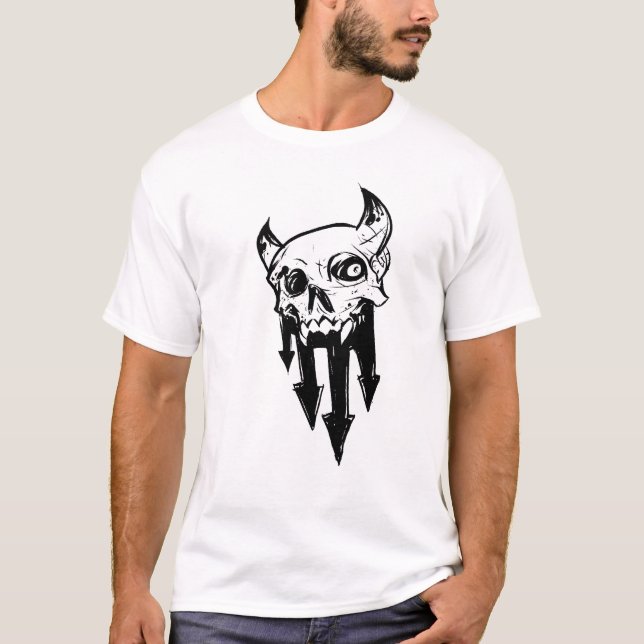 Camiseta Cráneo 2 de Gein (Anverso)