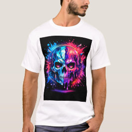 Camiseta Cráneo Abstracto