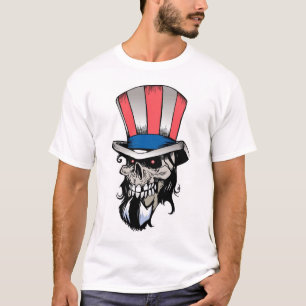 Camiseta Cráneo americano
