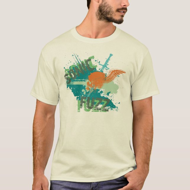 Camiseta Cráneo anaranjado (Anverso)