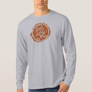 Camiseta Cráneo apenado hockey del compartimiento del